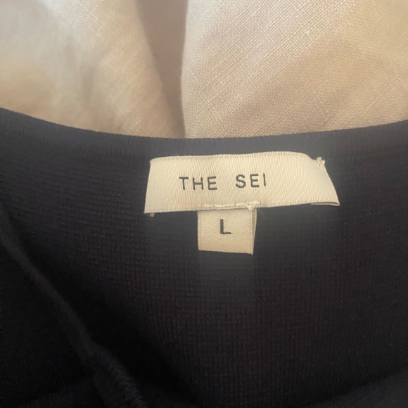 The Sei Navy Knit Midi Dress - Picture 2 of 5